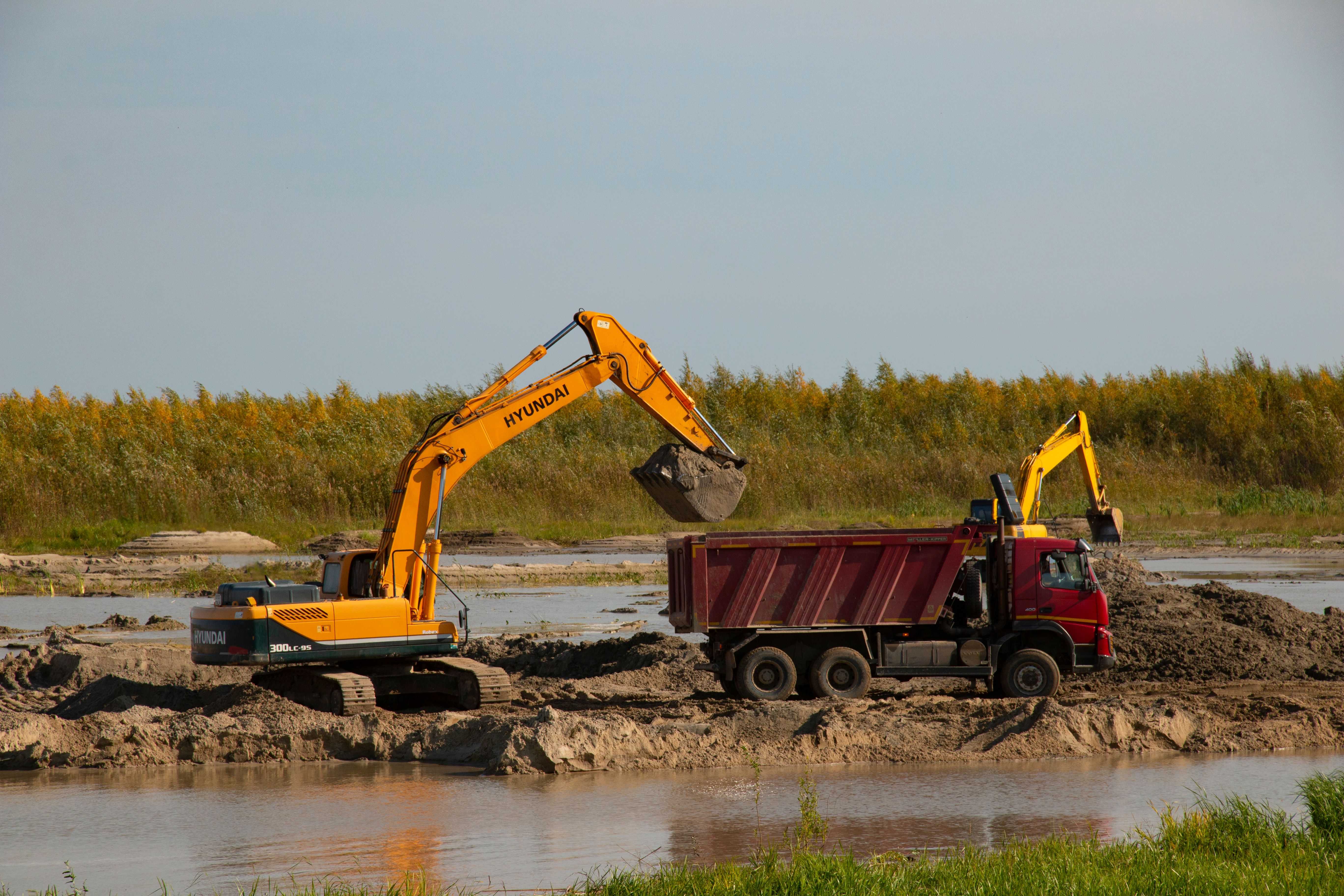 Excavation and trench construction work
